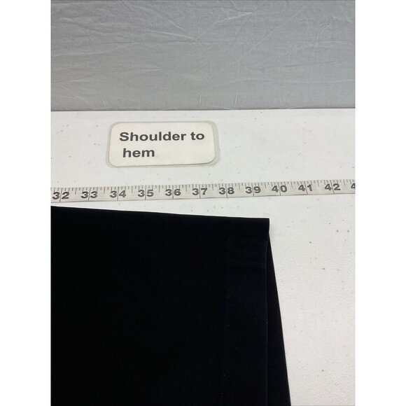 Lafayette 148 New York leather trim Short cap Sleeve Shift Dress Black‎ Size 16 - Picture 7 of 12